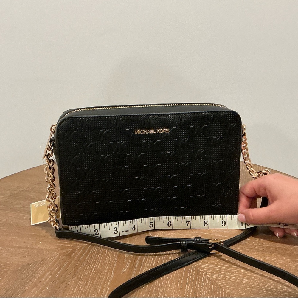 Michael Kors| Jet Set Large Saffiano Leather Crossbody Bag - Picture 8 of 9